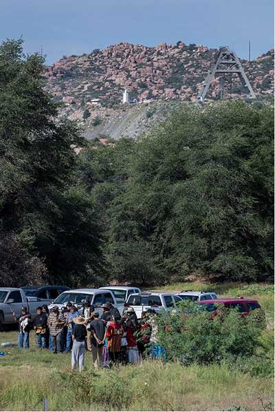 Resolution Copper Mine looms over Oak Flat Tribal ceremony 